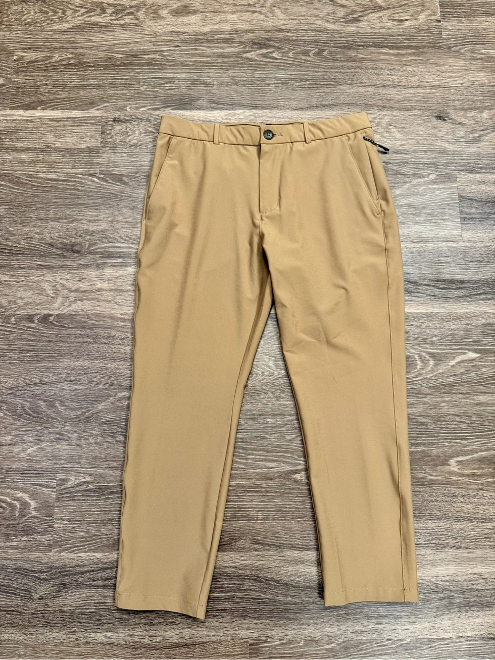 FLX Men’s Dynamic Stretch Chino Pants Khaki Slim Fit 36x30
